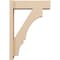Ekena Millwork 5 1/2-in W x 18-in D x 26-in H Balboa Block Rough Cedar Woodgrain TimberThane Outlooker, Primed Tan OUTUR055X18X26BOA44RCPR - alternate 2